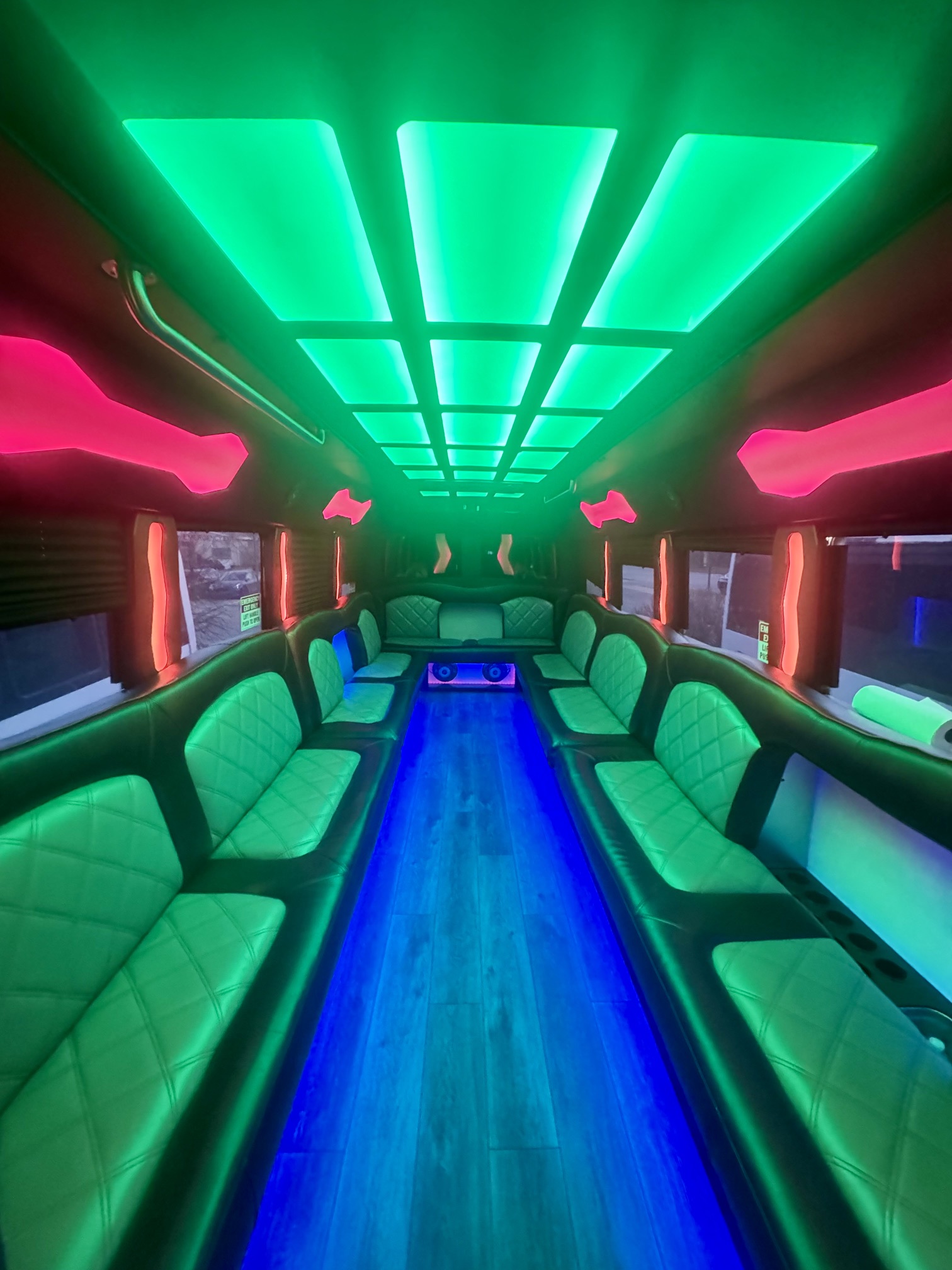 Party Bus Interior Grande