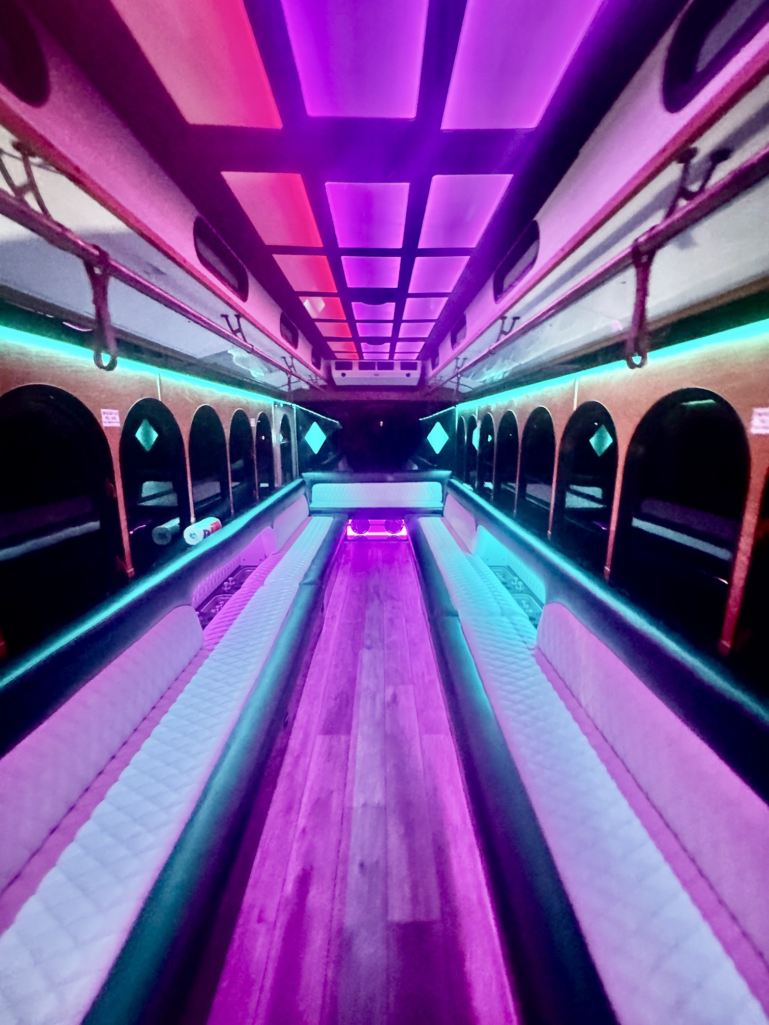Party Bus Interior Legacy